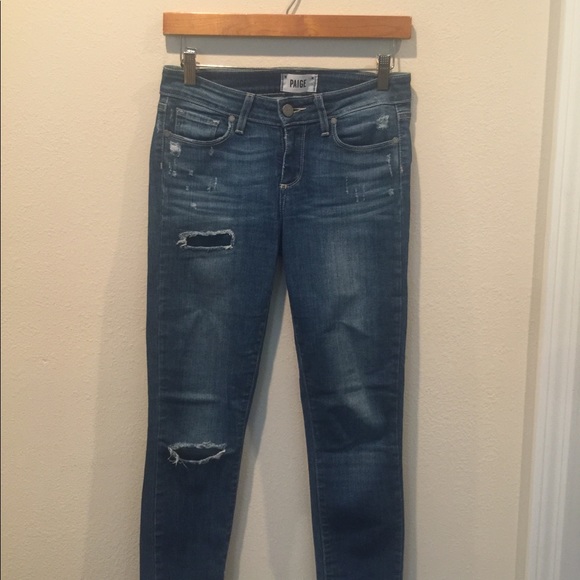 PAIGE Denim - Paige Distressed Jeans- 29 inch waist: Price Firm